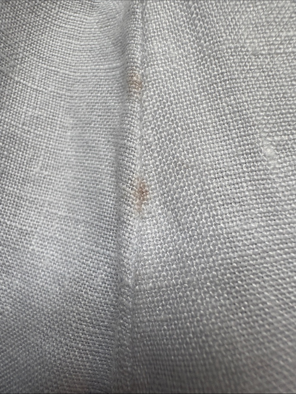 Match Point White 100% Linen Basic Capri Pants LP20 Medium lagenlook resort wear - Picture 3 of 5